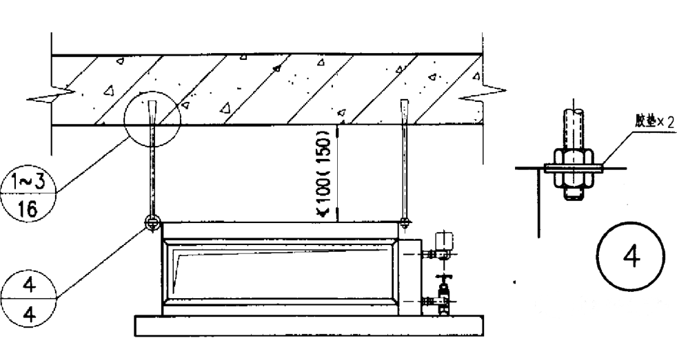 風(fēng)機(jī)盤管安裝技術(shù)要求、示意圖與節(jié)點(diǎn)說(shuō)明