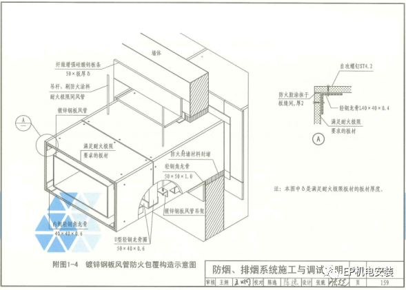 防排煙風(fēng)管做法的參考意見匯總！