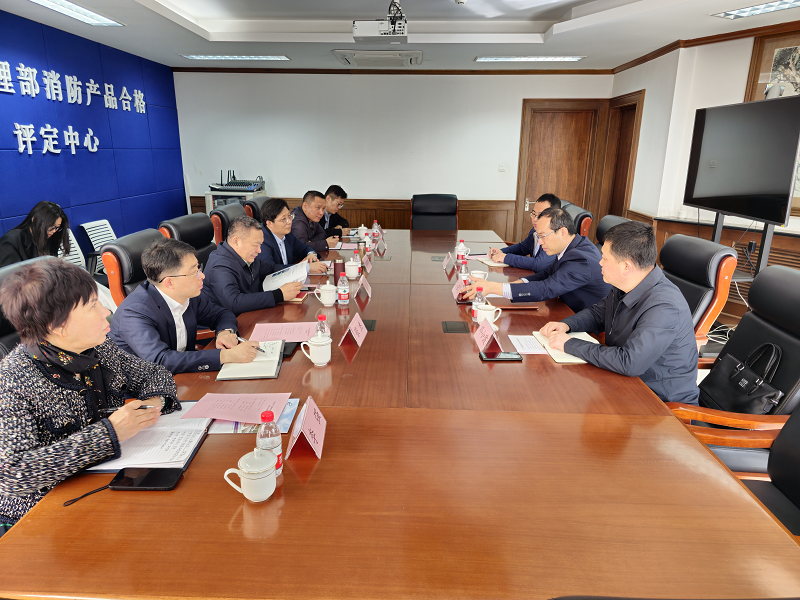 山東省產(chǎn)品質(zhì)量檢驗研究院領(lǐng)導(dǎo)一行與評定中心調(diào)研交流